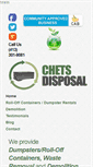 Mobile Screenshot of chetsdisposal.com